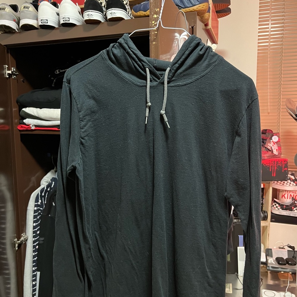 Gilda’s black hooded long sleeve